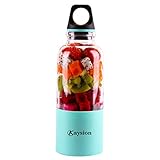 Portable Juicer Cup 500ml Kaysion Rechargeable Electric Juice Blender &amp; Mixer Personal Smoothie Maker With 2600mAh for Traveling Working Outdoors ()