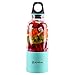Portable Juicer Cup 500ml Kaysion Rechargeable Electric Juice Blender & Mixer Personal Smoothie Maker With 2600mAh for Traveling Working Outdoors