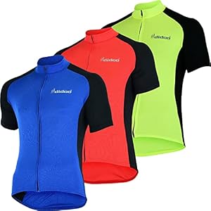 Didoo Cycling Jersey Mens Short Sleeve Biking Racing Mountain Lightweight Breathable Running Bicycle Half Sleeve Top