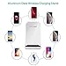 Bulusi Wireless Charging Stand,Aluminium 10W Qi Fast Wireless Charger Stand Dock Station Holder Pad for iPhone x/xs/xs max/xr/8/8+/Samsung s9/s8/s7/note9/8/LG G2/3/10,All Qi-Enabled (Silver, B01)