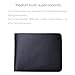 FlyHawk Mens Handmade Bifold Genuine Leather Wallet for men