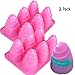 Pack of 2 Plastic Unicorn Bath Bomb Mold