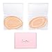 Silicone Makeup Sponge, Beauty Makeup Blender, Eastrin Dual Use Reusable Makeup Applicator Foundation Sponge Cosmetic Blender Silisponges Flawless Applicators for Cream Foundation Powder Blusher