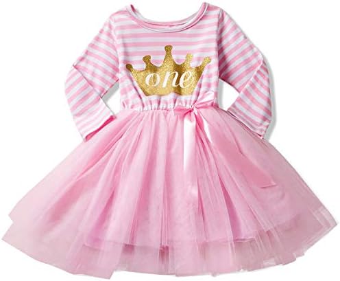 Baby Girl Dress Newborn Infant 1st Birthday Tutu Princess Dress 3 Pcs Outfits Tz01