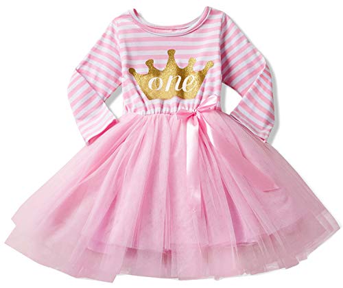 Baby Girl Dress Newborn Infant 1st Birthday Tutu Princess Dress 3 Pcs Outfits Tz01