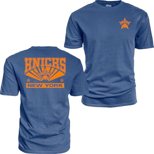 New York Knicks NBA Officially Licensed T-Shirt Ringspun Front/Back Shot Team C…