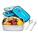 Stainless Steel Bento Lunch Box Food Container Storage 3 In 1 Leak Proof. Healthy Takeaway - Kids - Adults For Outdoor Meals. BONUS Stainless Steel Cutlery Included