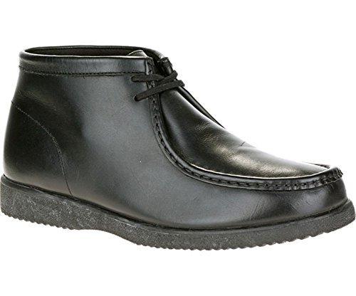 Hush Puppies Men's Bridgeport Boot,Black Leather,10 M US