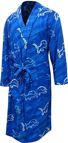 Concepts Sport Men's Detroit Lions Guys Fleece Robe