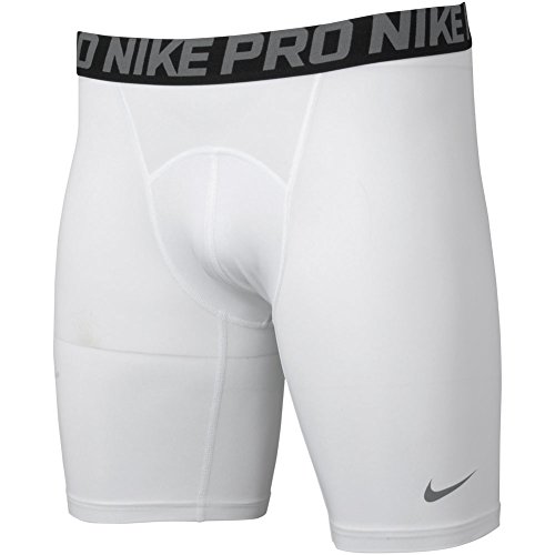 Men's Nike Pro Short, White/Cool Grey, XL