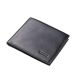 Bestkee RFID Blocking Leather Bifold Wallets for Men - Slim Front Pocket Wallet with Credit Card Protector