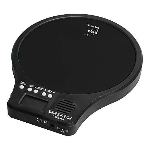 ENO MUSIC Rubber Practice Pad for Drummers/Black - Thumbnail 2