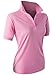 CLOVERY Women's Sport Wear 2-Button Polo Short Sleeve Shirt