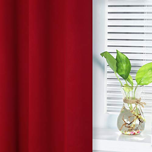 image for SUO AI TEXTILE Blackout Curtains Rod Pocket Room Darkening Thermal Ins