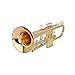 Trumpets B-Flat Performance Cornet Brass Wind Instrument Super Sound Horn Brass (Color : Gold)