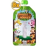 Reusable Food Pouches for Kids and Toddlers - Refillable Squeeze Pouch (8 Pack)