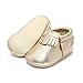 Voberry Baby Girls Soft Soled Tassel Bowknots Crib Shoes Moccasins (12~18 Month, Gold)