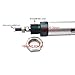 S SYDIEN Pneumatic Cylinder 16mm Bore 150mm Stroke Air Cylinder Double Action with Y Connector and 2Pcs Pneumatic Quick Fitting (MAL16x150)