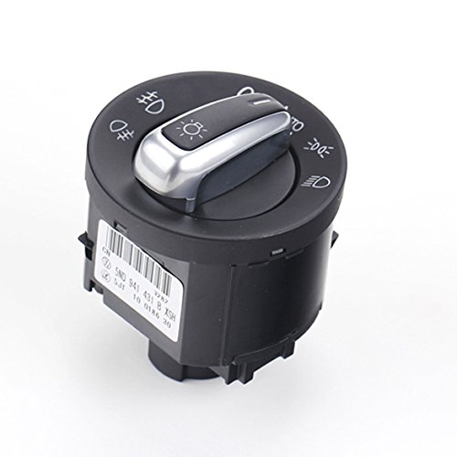 image for Kinglooyuan LOOYUAN Chrome Euro Headlight Switch For VW Golf GTI Jetta