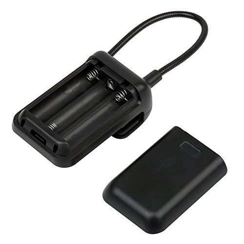 iKross Black Dual LED Clip-On Reading Book Light for Kindle Oasis, kindle Touch, Paperwhite; Barnes & Noble Simple Touch, Sony PRS-T1, PRS-600 eBook Reader