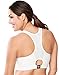 Champion 11919748631 Q6632 Vented Compression Plus Sports Bra44; Black - 4X