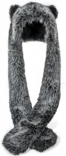 Amazon.com: Panda Animal Hood, Mittens, Gloves,Scarf, Furry Hoodie