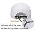 ELLEWIN Baseball Cap Quick Dry Travel Hats UPF50+ Cooling Portable Sun Hats For Sports Golf Running Fishing Outdoor Research With Foldable Long Large Bill