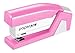 Bostitch Office InCourage Spring-Powered Compact Stapler, BCA Pink (1588), plastic-half strip