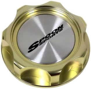SPOON SPORTS OIL Filler CAP in GOLD Billet Aluminum for Honda Acura Type R Type-r TYPE-S S GT Civic Integra Si CRZ CRX GSR Prelude Accord NSX RS LS GS CRV CR-V CRZ CR-Z TSX Element Fit S2000 JDM80 81 82 83 84 85 86 87 88 90 91 9293 94 95 96 97 98 00 01 02 03 04 05 06 07 08 09 10 1980 1981 1982 1983 1984 1985 1986 1987 1988 1989 1990 1991 1992 1993 1994 1995 1996 1997 1998 1999 20 2001 2002 2003 2004 2005 2006 2007 2008 2009 2010