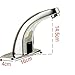 MANCEL Battery Electric Automatic Sensor Touchless Faucet Bathroom Sink with Hole Cover Deck Plate Brass Chrome Unique Vanity Tub Faucets
