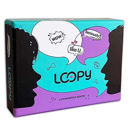 LOOPY Conversation Card Game for Couples 210 Deep and Thought