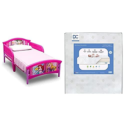 Delta Children Plastic Toddler Bed, Disney Princess Twinkle Galaxy Dual