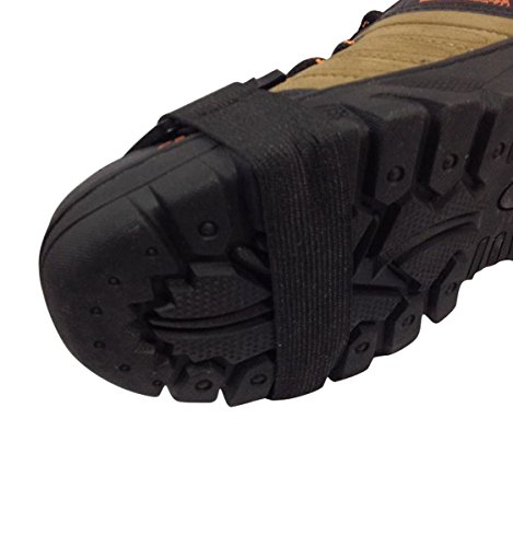 Motorcycle Gear Shifter Riding Wear-resistant Moto Shoe Protector Antiskid Boots Cover with Button Closure