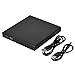 Cammyllc USB2.0 External DVD Combo CD-RW Burner Drive For Windows 98/SE/ME/2000/XP/Vista/Win 7/Win 8 Notebook PC Desktop Computer-Black