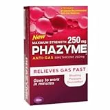 Maximum Strength Phazyme 250mg Anti Gas 24 Softgel (pack of 2)