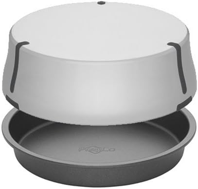 Bake Porter 9-Inch Cake Pan with Serving Cover, Grey by Bake Porter