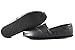 Townforst Women's Slip and Oil Resistant Non Slip Work Shoes Jess PU Leather Slip-On Black Flat 8.5