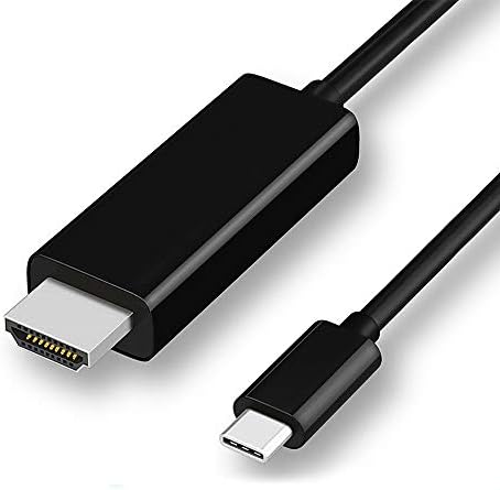 USB C to HDMI Cable (4K@60Hz),USB Type C to HDMI Cable - Thunderbolt 3 Port Compatible for MacBook Pro 2018 MacBook Pro/MacBook/iPad Pro, Surface Book 2, Samsung Galaxy S9/S8 (USB C to HDMI 1.8M)