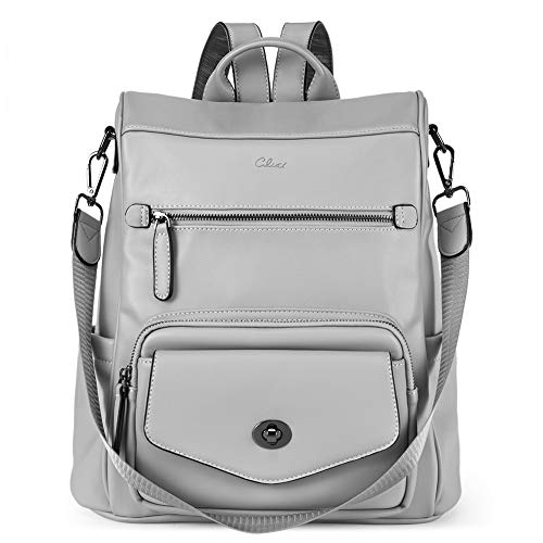 CLUCI Women Backpack Purse Convertible Leather Fashion Designer Bookbag