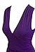 Simier Fariry Women's Summer Solid V Neck Ruched Side Slim Fit Casual Tank Tops