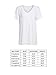 Floerns Women's Solid V Neck Short Sleeve Casual Tee Shirt Top White M