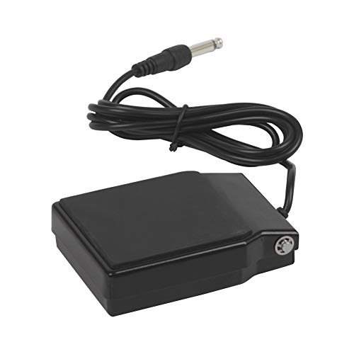Shentesel Metal Sustain Pedal Foot Control Switch for Electronic Piano Keyboard - Black - Thumbnail 4