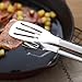 9-Inch Kitchen Tongs, Stainless Steel Serving Tongs Set 2 Pack for Barbecue, Cooking, Salad, Grilling, Serving and Frying