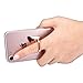 AIQAA All Metal Phone Grip Ring Stand Holder Car Mount for Smartphones - Cat Rose Gold