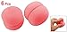 uxcell 6 Pcs Pink Sponge Ball Hair Styler Curler Roller for Lady