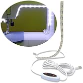 Madam Sew LED Sewing Machine Light Strip with USB Dimmer | 12-Inch Trimmable Flexible Strip Stick On Sewing Light, 24 Dayligh