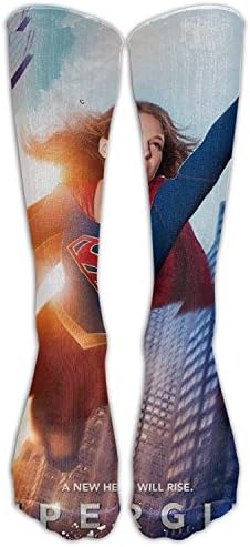 SADDFAWW 2015 American Television Series Supergirl Women Tube Knee Thigh High Stockings Cosplay Socks