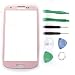 Replacement Glass for Samsung Galaxy s Samsung Galaxy SIII i9300 - Free TOOLS Pink