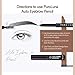 PUROLUNA Auto Eyebrow Pencil Taupe ASH BROWN - Brow Pencil and Eyebrow Brush 2in1 - Waterproof Sweat-Proof Lapiz De Cejas - Korean Eyerow Pencil (1 pencil ASH BROWN)