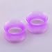 Longbeauty 7 Pairs Thin Silicone Flexible Flesh Tunnel Expander Ear Plug Gauge Earlets 7 Colors